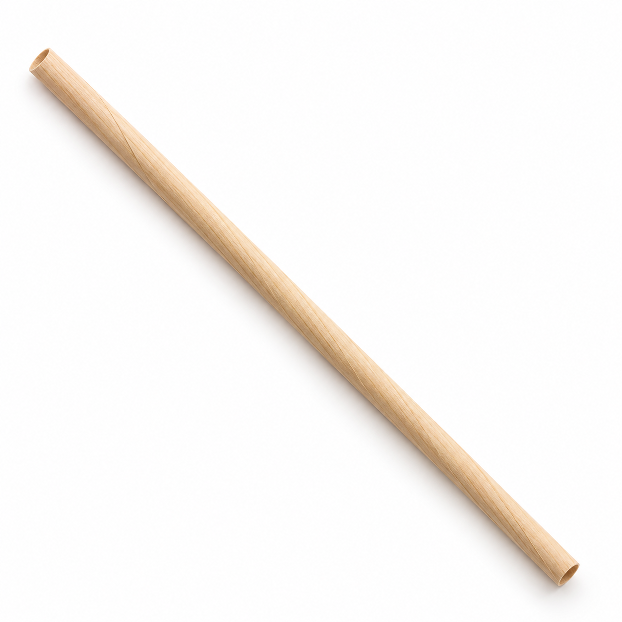 Wooden Straws, 8 mm x 200 mm, Biodegradable & Compostable Natural Wood Drinking Straws (Pack of 100)