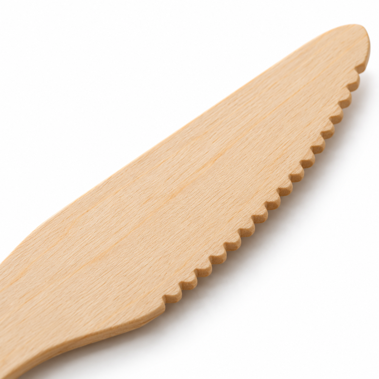 Wooden Knives, 6 Inch (16 cm), Biodegradable & Compostable Disposable Birch Wood Knives (Pack of 100)
