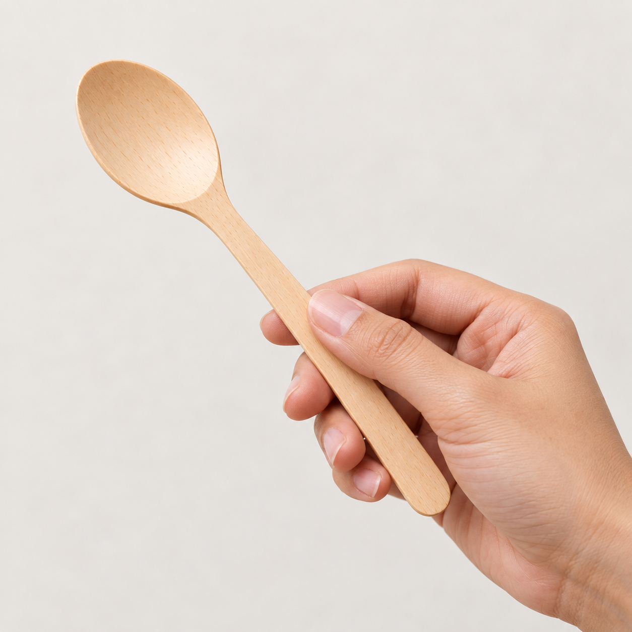 Wooden Spoons, 6 Inch (16 cm), Biodegradable & Compostable Disposable Birch Wood Spoons (Pack of 100)
