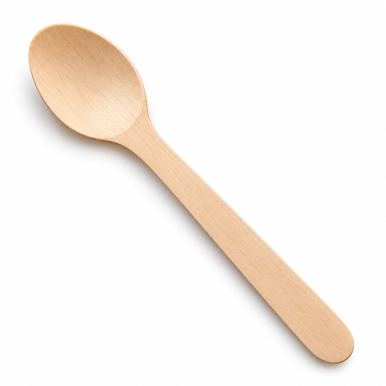 Wooden Spoons, 6 Inch (16 cm), Biodegradable & Compostable Disposable Birch Wood Spoons (Pack of 100)