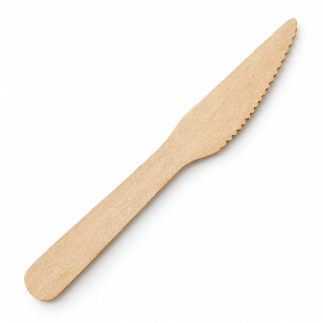 Wooden Knives, 6 Inch (16 cm), Biodegradable & Compostable Disposable Birch Wood Knives (Pack of 100)